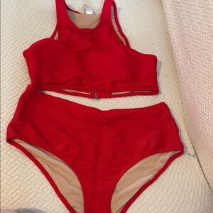 Old Navy Red Bikini Set